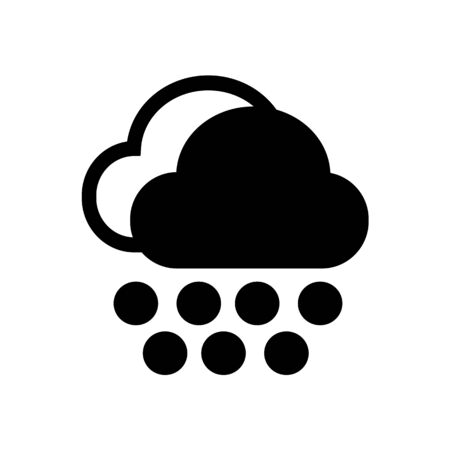 Cloud rain iconのイラスト素材