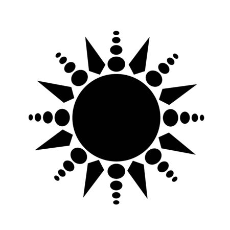 Sun iconのイラスト素材
