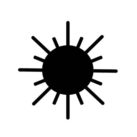 sun iconのイラスト素材
