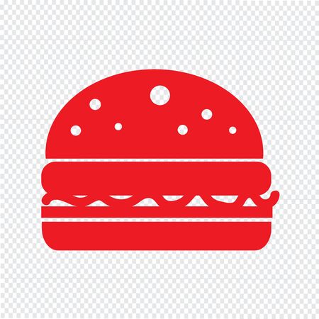 Burger icon vector illustrationのイラスト素材