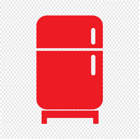 Refrigerator icon Vector Illustrationのイラスト素材