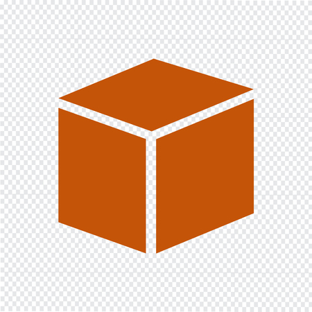 Cube icon vector illustrationのイラスト素材