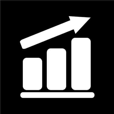 Pictograph graph icon Vector Illustrationのイラスト素材