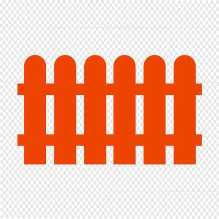 Fence icon vector illustrationのイラスト素材