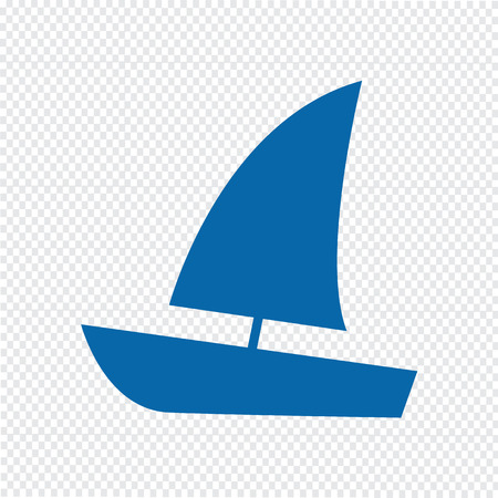 Sailing boat icon vector illustrationのイラスト素材