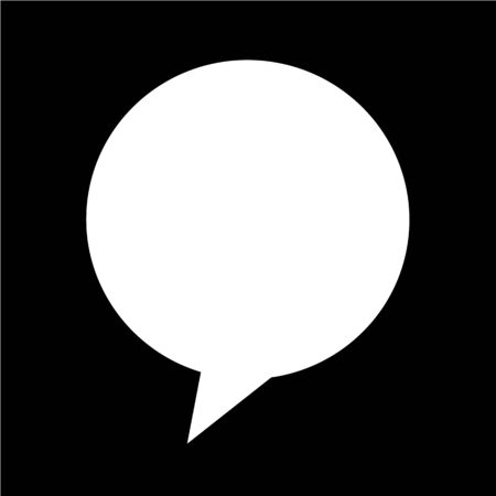 speech bubble icon Vector Illustrationのイラスト素材