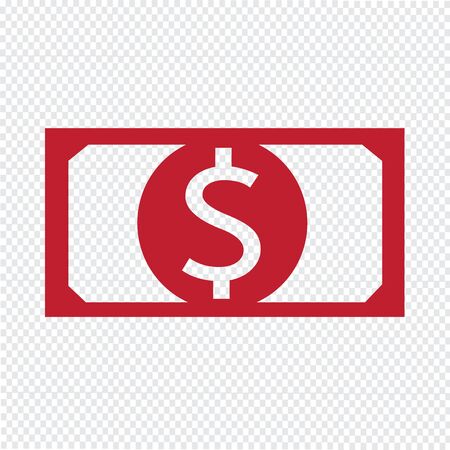 money icon Vector Illustrationのイラスト素材