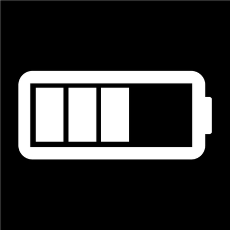 Battery icon Vector Illustrationのイラスト素材