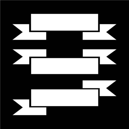 ribbon iconのイラスト素材