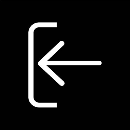 Login sign iconのイラスト素材