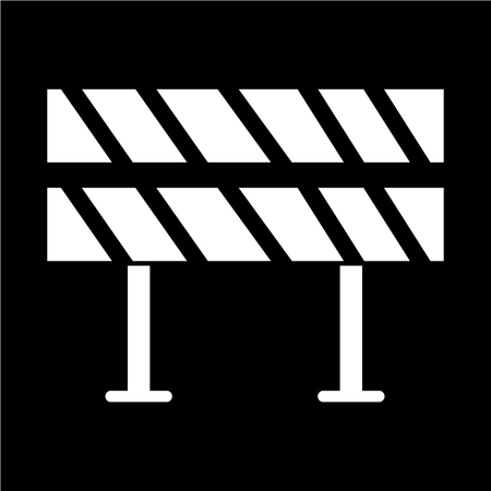 Road barrier iconのイラスト素材