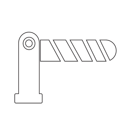 Road barrier iconのイラスト素材