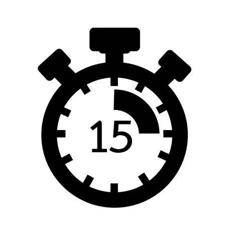 A stopwatch icon.のイラスト素材