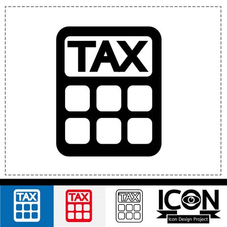 tax iconのイラスト素材