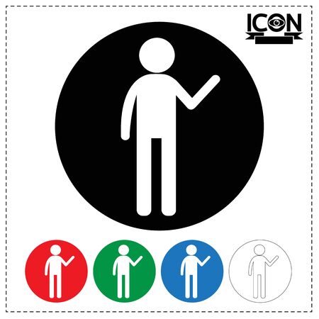 Man iconのイラスト素材