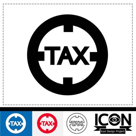 tax iconのイラスト素材