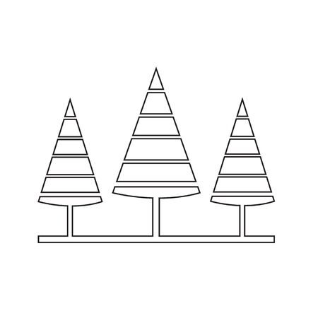 tree iconのイラスト素材