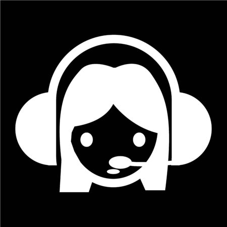 Customer service iconのイラスト素材