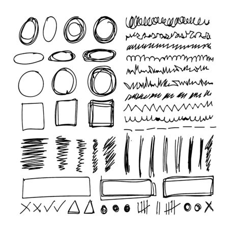 Hand drawn ink sketchのイラスト素材