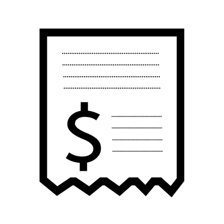 Invoice bill iconのイラスト素材