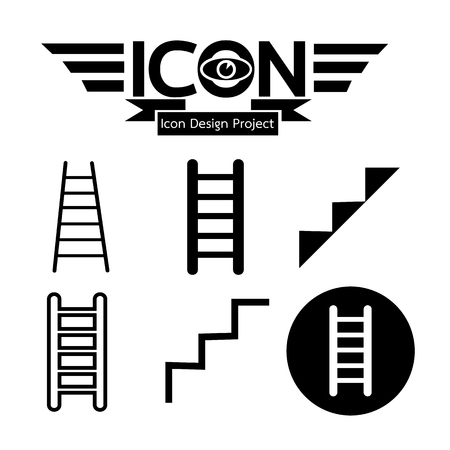 ladder iconのイラスト素材