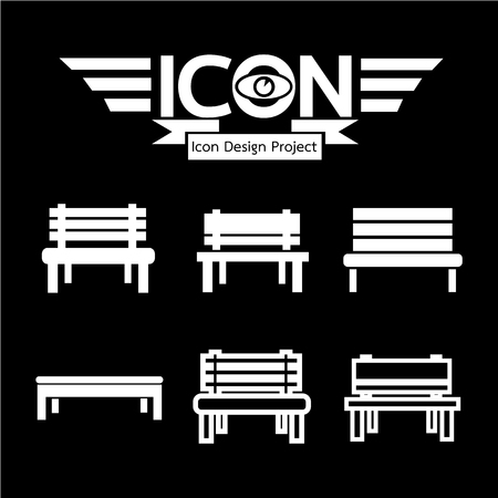 Bench Iconのイラスト素材