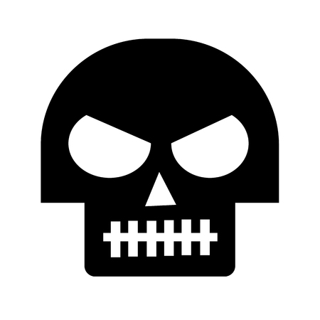 skull iconのイラスト素材