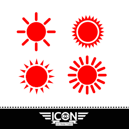 sun iconのイラスト素材