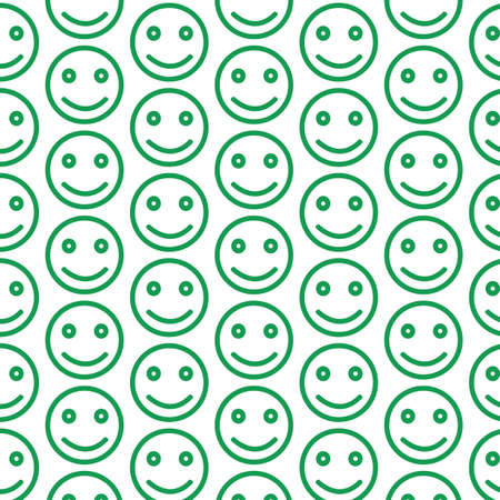 pattern background Smile Iconのイラスト素材