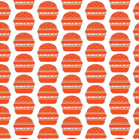 Burger icon pattern backgroundのイラスト素材