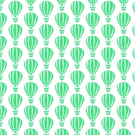 Pattern background Hot air balloon iconのイラスト素材