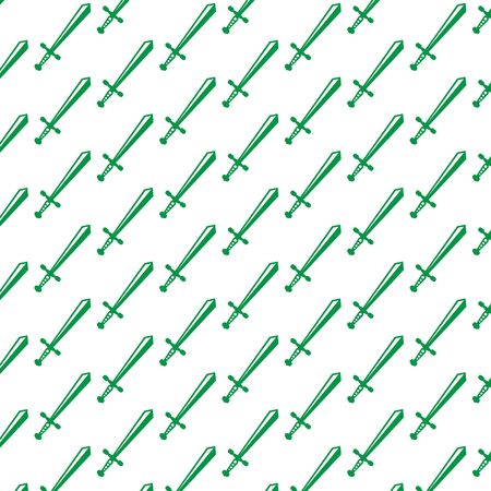 Pattern background sword iconのイラスト素材