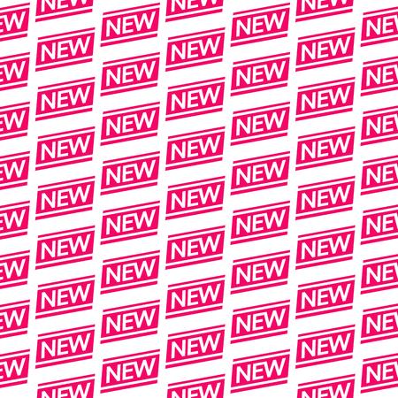 Pattern background New sign iconのイラスト素材