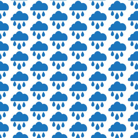 Pattern background rain iconのイラスト素材