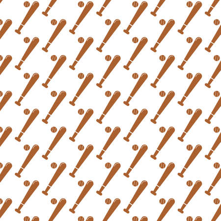 Pattern background Baseball Iconのイラスト素材
