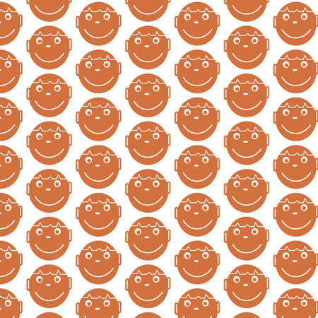 Pattern background kid iconのイラスト素材