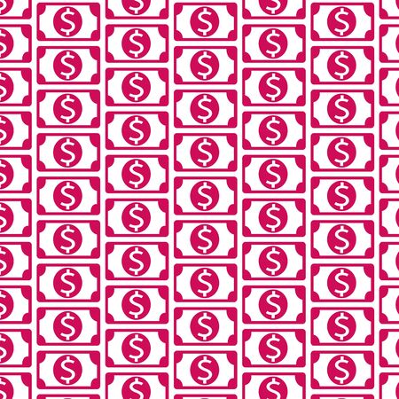 Pattern background Money iconのイラスト素材