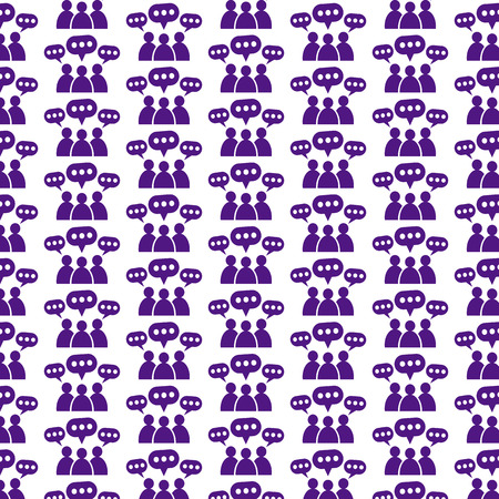 Pattern background people iconのイラスト素材