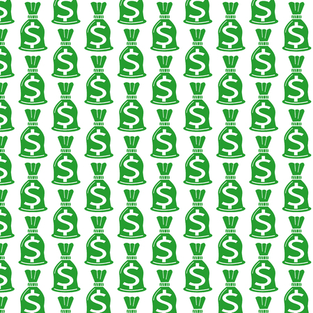 Pattern background Money Bag Iconのイラスト素材