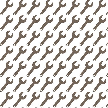 Pattern background Wrench iconのイラスト素材