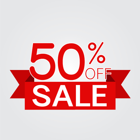 Sale off discount text vector illustration.のイラスト素材