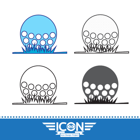 Golf Icon Vector illustration.のイラスト素材