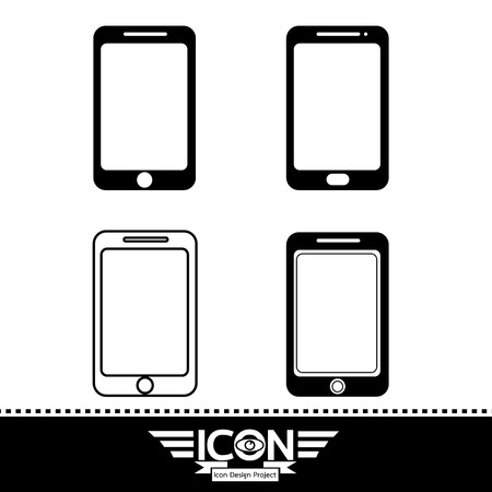 smartphone icon vector illustrationのイラスト素材