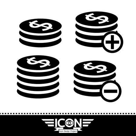 Money  icon vector illustrationのイラスト素材