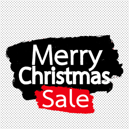 Merry Christmas text Lettering designのイラスト素材