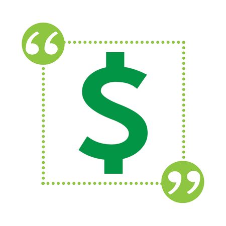 Dollar sign money iconのイラスト素材