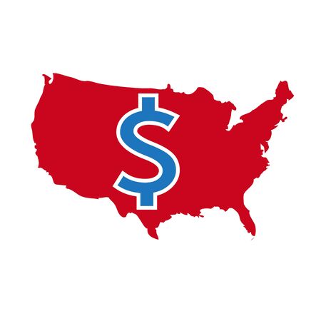 Dollar money iconのイラスト素材