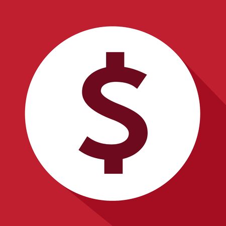 dollar sign money iconのイラスト素材