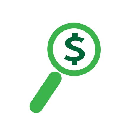 dollar sign money iconのイラスト素材