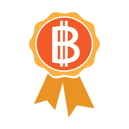 Bitcoin icon designのイラスト素材